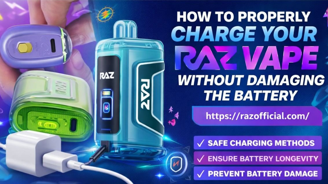 How to Charge Your Raz Vape Safely (No Battery Damage)