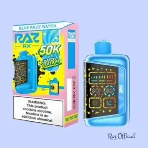 Blue Razz Batch Raz Rx 50K Puffs Disposable Vape – Batch Edition