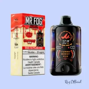 Strawberry Sck Mr Fog Aura 60k Puffs Disposable Vape