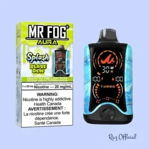 Raz Vape Near Me 8 Blaze Dew-Mr Fog Aura Splash 60,000 Puffs Disposable Vape