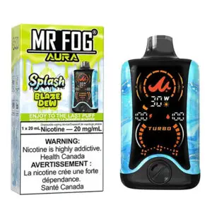 Blaze Dew-mr Fog Aura Splash 60,000 Puffs Disposable Vape