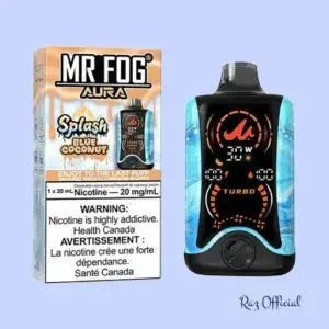 Raz Vape Near Me 7 Blue Coconut-Mr Fog Aura Splash 60,000 Puffs Disposable Vape
