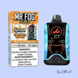 Raz Vape Near Me 6 Fantastic Ornage-Mr Fog Aura Splash 60,000 Puffs Disposable Vape