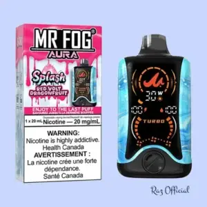 Raz Vape Near Me 2 Red Volt Dragon Fruit-Mr Fog Aura Splash 60,000 Puffs Disposable Vape