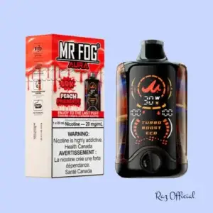 Raz Vape Near Me 12 Peach Paradise Mr Fog Aura 60K Puffs Disposable Vape