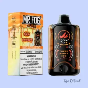 Raz Vape Near Me 15 Rainbow Mr Fog Aura 60K Puffs Disposable Vape