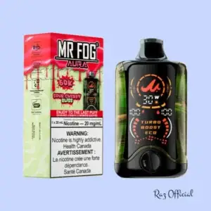 Sour Cherry Bliss Mr Fog Aura 60K Puffs - Disposable Vape
