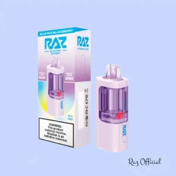 Blue Raz Blackberry – Raz Vue 50K Disposable Pod 1 Blue Raz Blackberry Raz Vue 50K