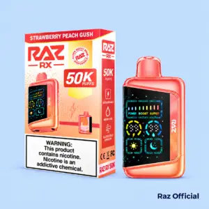Raz Vape Near Me 7 Strawberry Peach Gush Raz Rx 50K