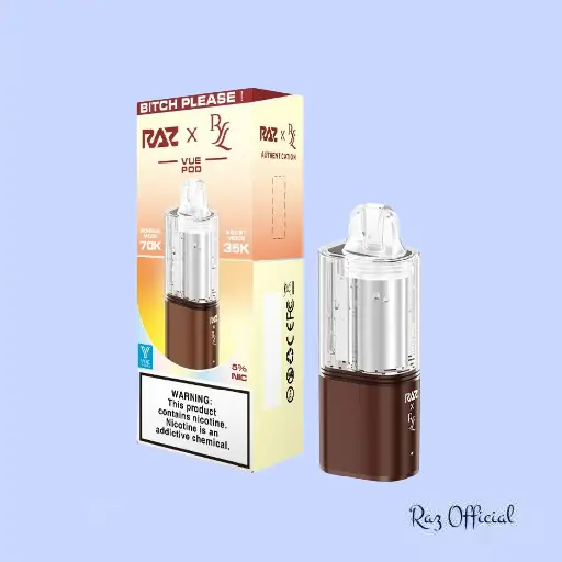 Bitch Please Raz Ryl Vue 70K Disposable - Only Pod 1 Bitch Please Raz Ryl Vue