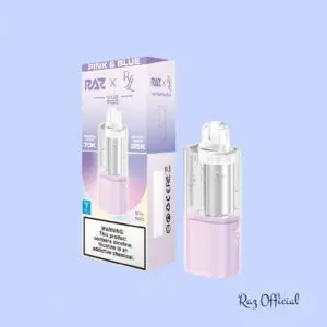 Pink & Blue RAZ RYL Vue 70K Disposable (Only Pod)